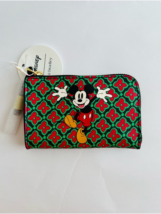 Vera Bradley Accessories - Vera Bradley x Disney Zip Card Pouch
Silly Mickey Mouse in Textured Polyurethane